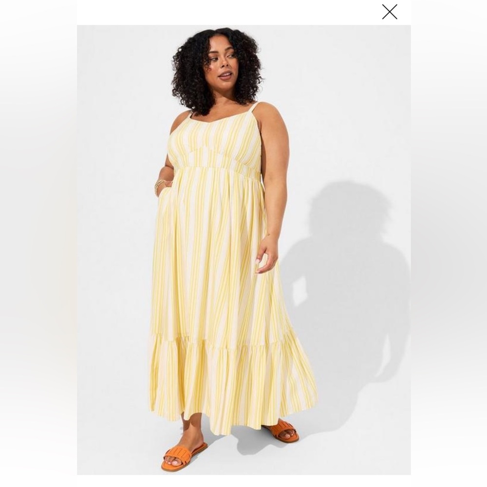 Maxi Challis Sleeveless Tiered Dress